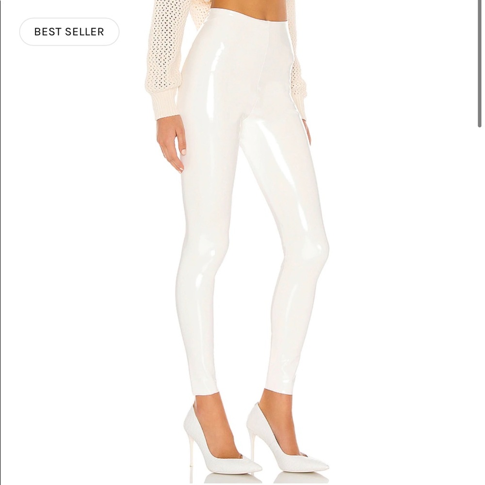 White PATENT leggings ( COMMANDO)